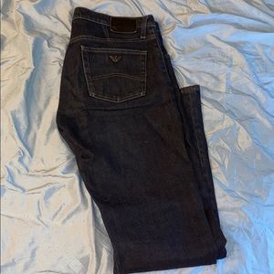 Dark wash Armani Jeans, comfort fit, eco, 34w 32l